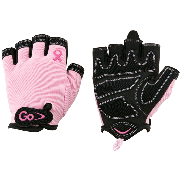 GoFit Women's Breast Cancer Awareness X-Trainer Gloves - Medium