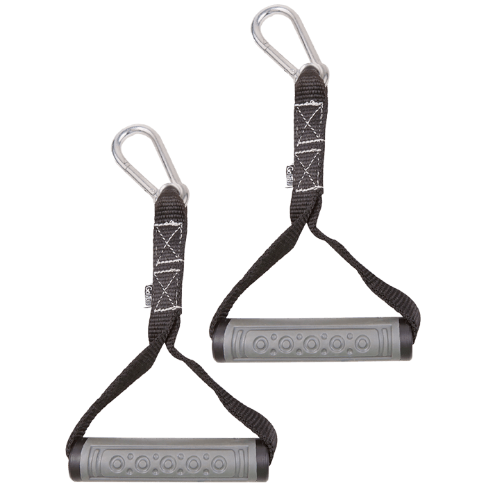 GoFit Tube & Band Power Handles with Carabiner